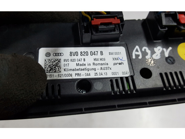 Блок управления климат-контролем 8V0820047B   Audi A3 S3 8V