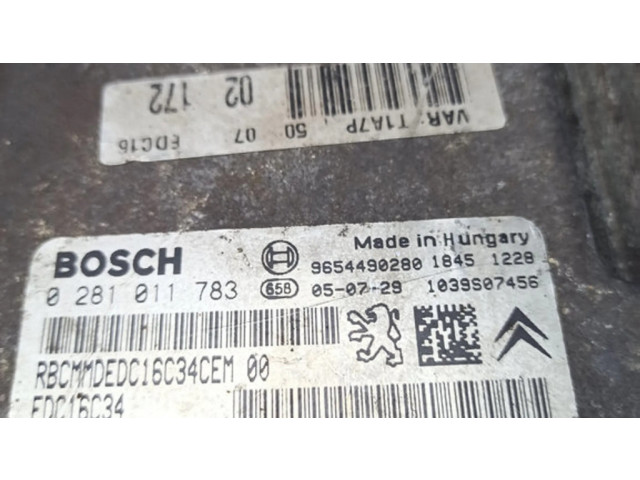 Řídící jednotka 0281011783, 9658556780 Peugeot 206 2005