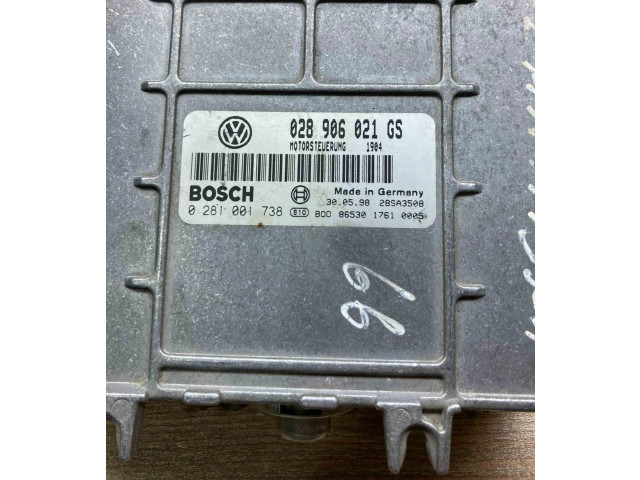 Řídící jednotka 028906021GS, 0281001738 Seat Alhambra (Mk1) 1996