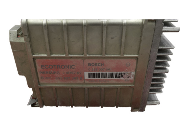 Блок управления двигателя 893907383B, 0285007061 Volkswagen Golf II