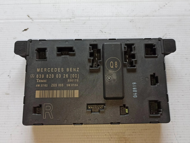 Řídící jednotka 6398200326, 356170 Mercedes-Benz Vito Viano W639 2008
