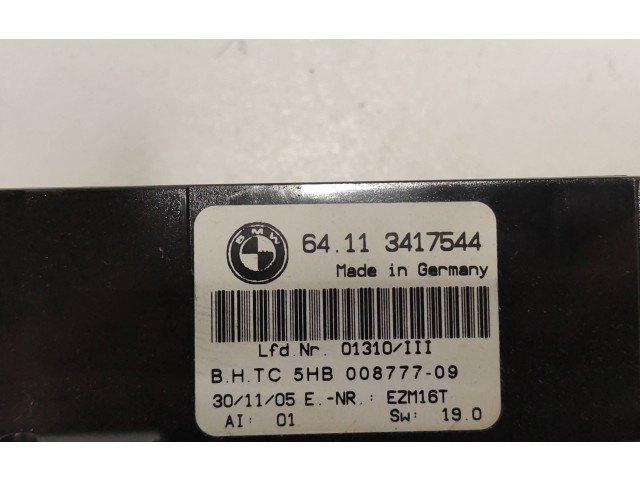Блок управления климат-контролем 3417544, 01310111   BMW X3 E83