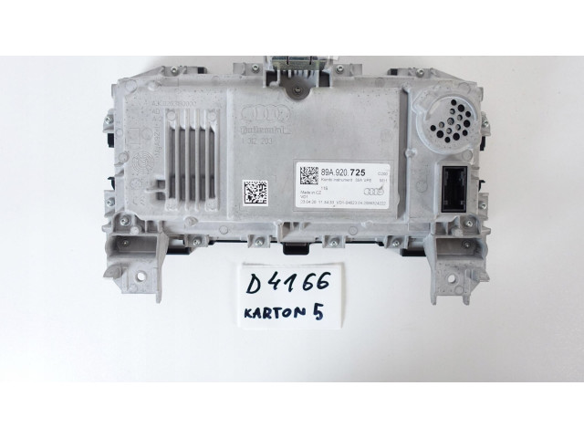 Спидометр (приборный щиток) LICZNIK VIRTUAL ZEGARY LCD AUDI Q4 E-TRON 89A 89A920725 Audi Q4 Sportback e-tron