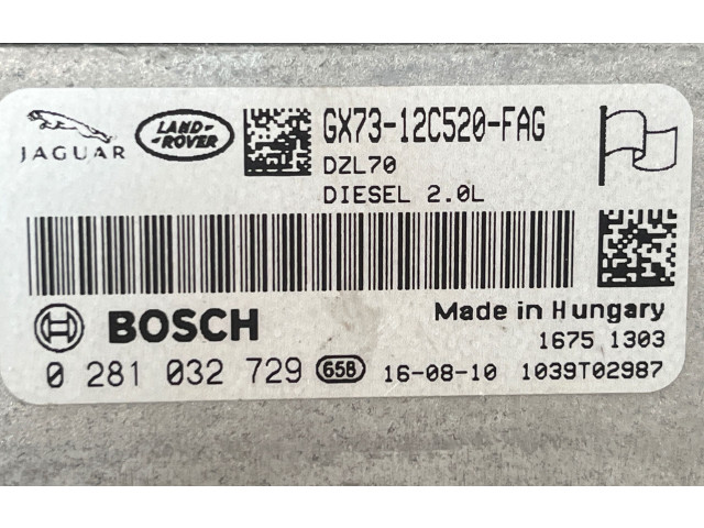 Блок управления двигателя GX7312C520FAG Jaguar XE