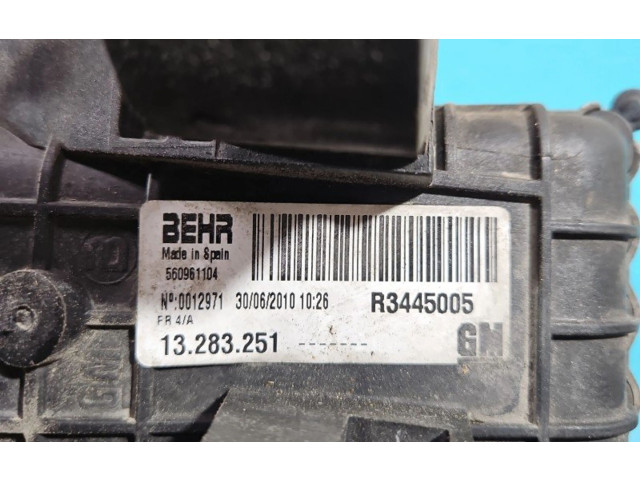 Интеркулер 13283251, IMPRK1371743 Opel Meriva B