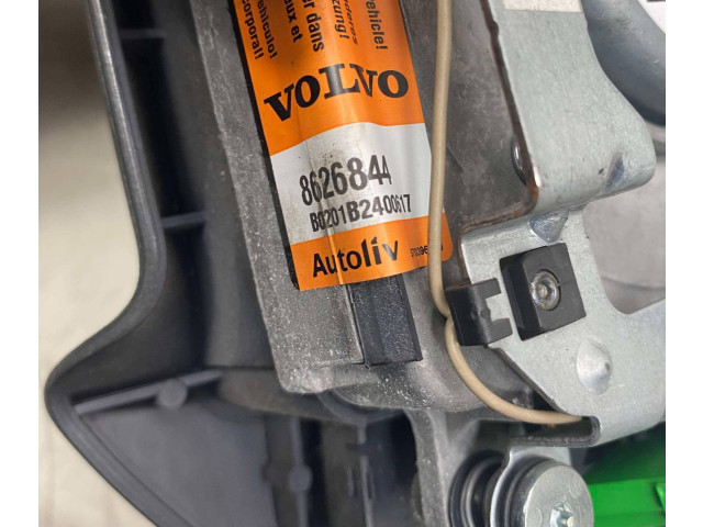 Подушка безопасности водителя 8626844, B0201B240017 Volvo V70