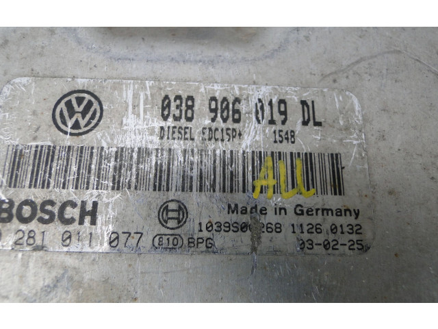 Блок управления 038906019DL, 038906019DL Skoda Octavia Mk1 (1U)