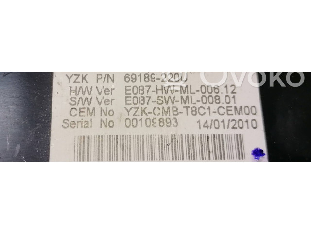 Панель приборов 9666174880, 14012010   Peugeot 3008 I       