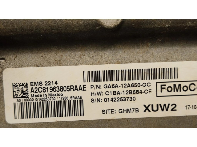 Řídící jednotka GA6A12A650GC, C1BA12B684CF Ford Fiesta 2016