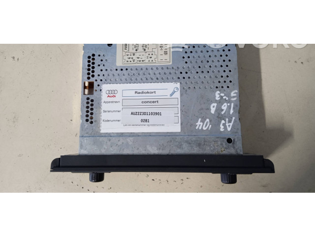 Турбина Радио/ проигрыватель CD/DVD / навигация Audi A3 S3 8P  AUZ2Z3D1103901         