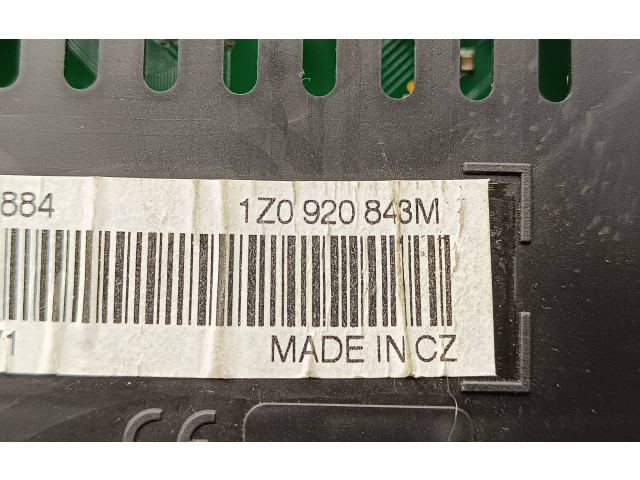 Панель приборов 1Z0920843M Skoda Octavia Mk2 (1Z)