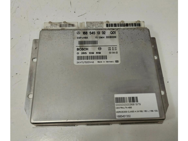 Блок управления АБС 1685451332   Mercedes-Benz A W168