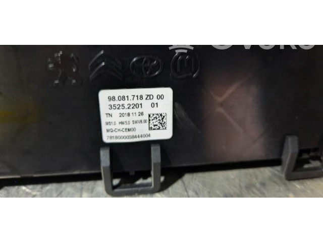 Блок управления климат-контролем 98081718   Peugeot Partner III