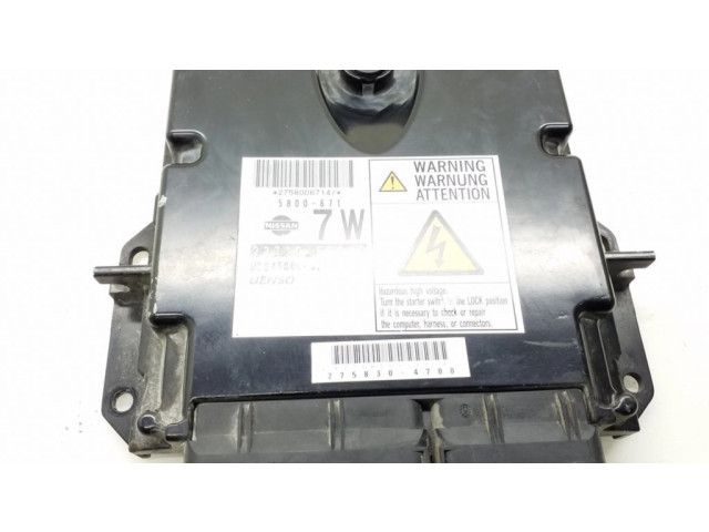 Řídící jednotka 23710EC01C, 2758304700 Nissan Pathfinder R51 2008