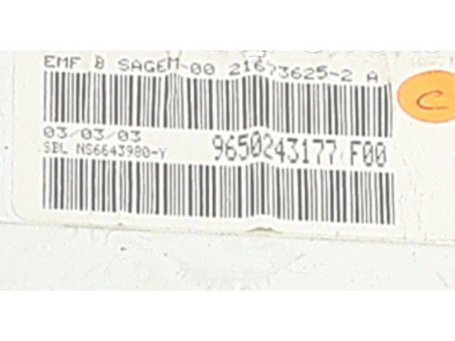 Дисплей 9650243177 Citroen C5