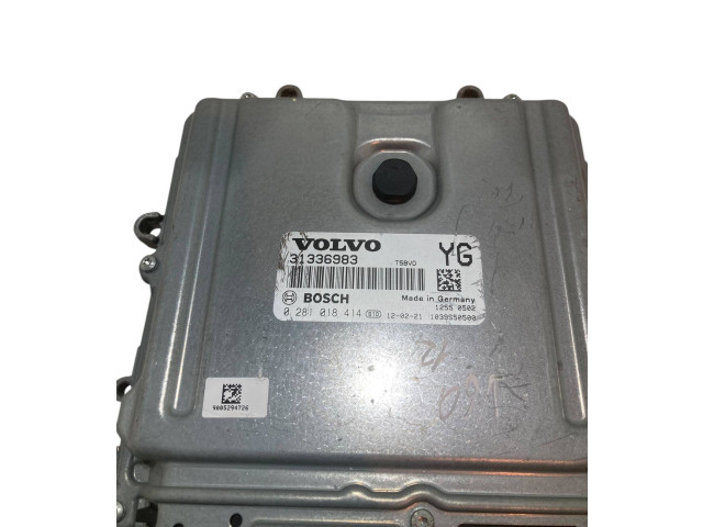 Блок управления двигателя 31336983, 0281018414 Volvo S80