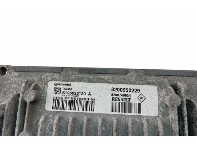 Блок управления коробкой передач 8200950229, S126028120A   Renault Clio II