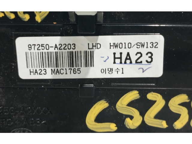 Блок управления климат-контролем 97250A2203 KIA Ceed