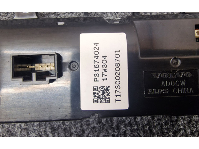 Блок управления климат-контролем 31674024 Volvo XC90