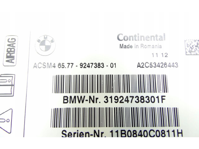 Блок подушек безопасности 9247383   BMW X3 F25