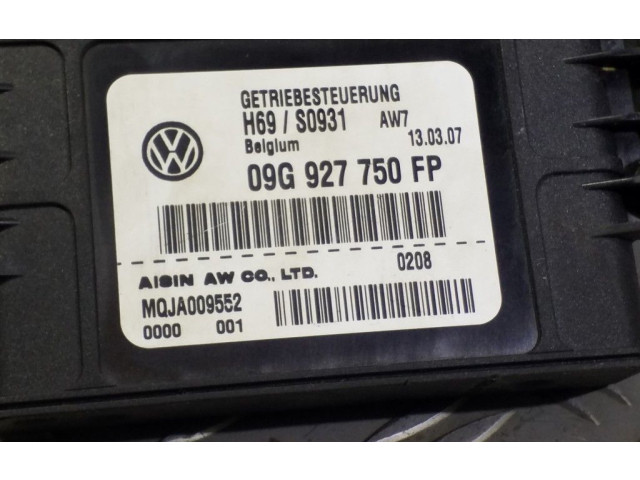 Блок управления коробкой передач 09G927750FP, MQJA009552 Volkswagen PASSAT B6