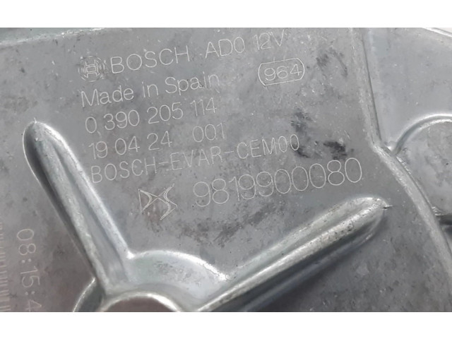 Моторчик заднего дворника 9819900080, 9819900080 Citroen C3 Aircross