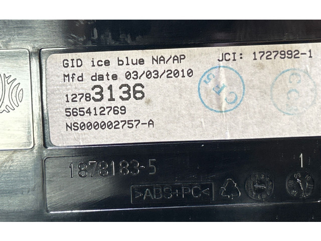 Дисплей 12783136, 18781835 Buick Regal