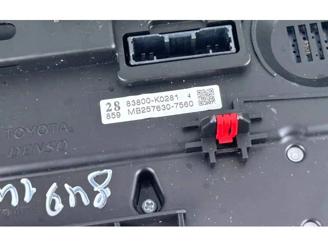 Přístrojová deska Toyota Yaris 2015 83800-K0281