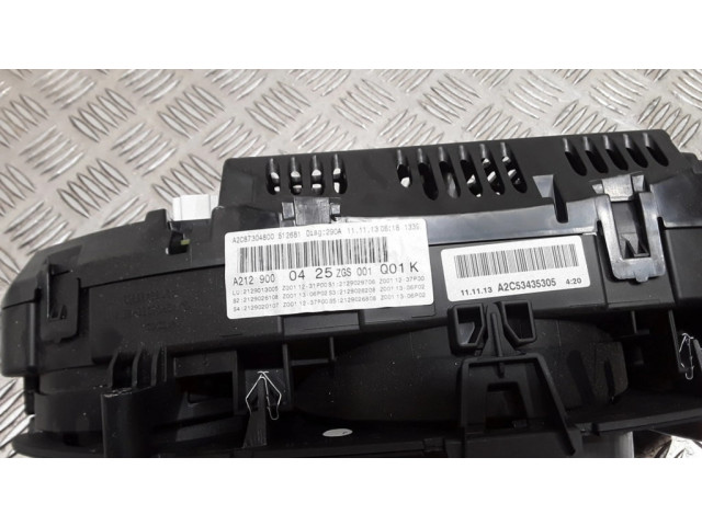 Přístrojová deska Mercedes-Benz E W212 2014 A2129000425, A2C87304800