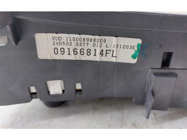 Панель приборов 09166814FL Opel Combo C