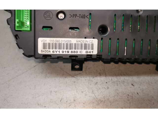 Панель приборов 6Y1919880C   Skoda Fabia Mk1 (6Y)       
