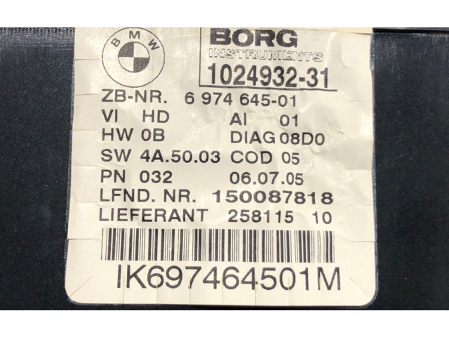 Přístrojová deska BMW 1 E81 E87 2004 6974645