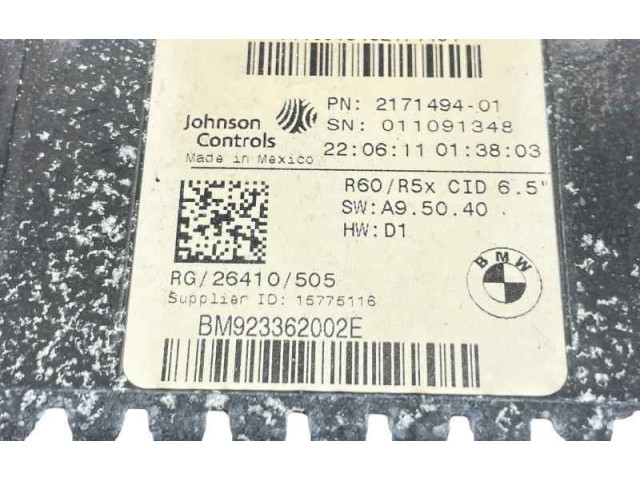 Přístrojová deska Mini Cooper Countryman R60 2010 217149401, 62109232427