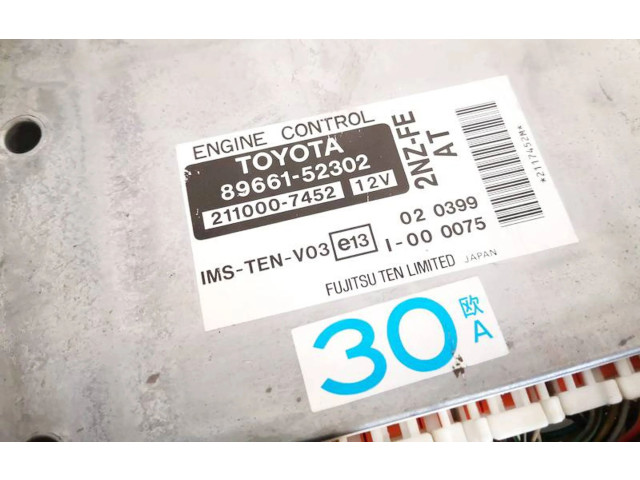 Řídící jednotka 89661-52311, 211000-7461 Toyota Yaris Verso 2001