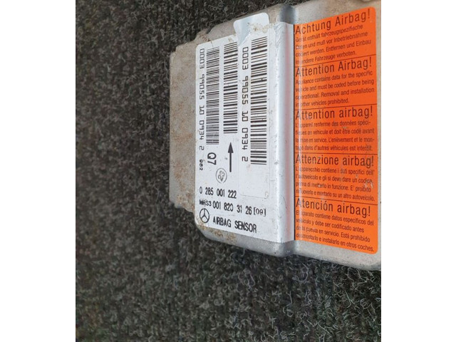 Блок подушек безопасности 0285001222, 0018203126   Mercedes-Benz A W168
