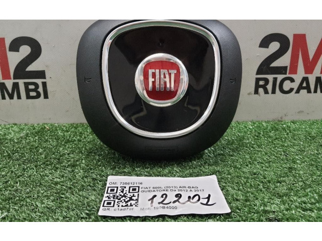 Подушка безопасности водителя 735612116, 199B4000   Fiat 500L