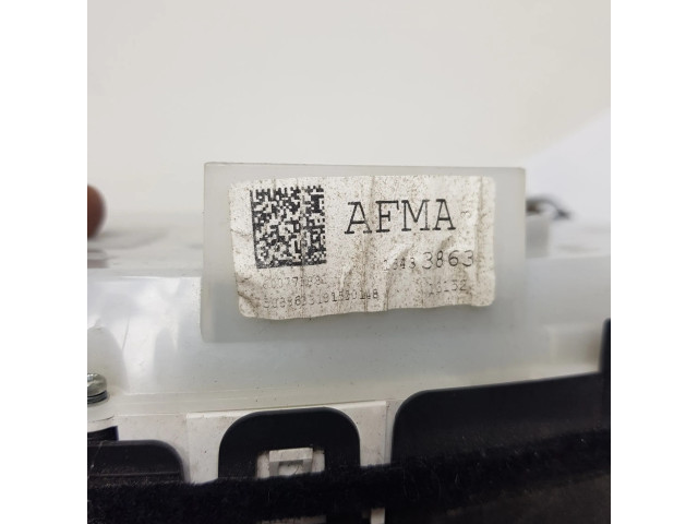 Přístrojová deska Opel Zafira C 2013 13433863