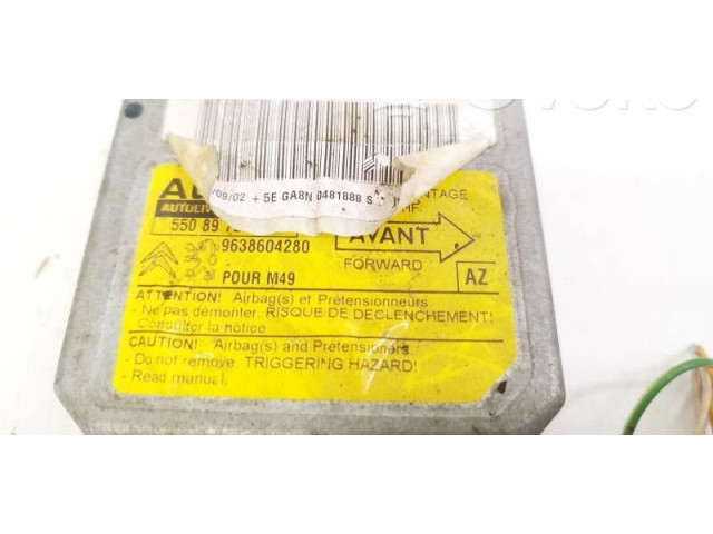 Блок подушек безопасности 9638604280, 550897200 Citroen Berlingo