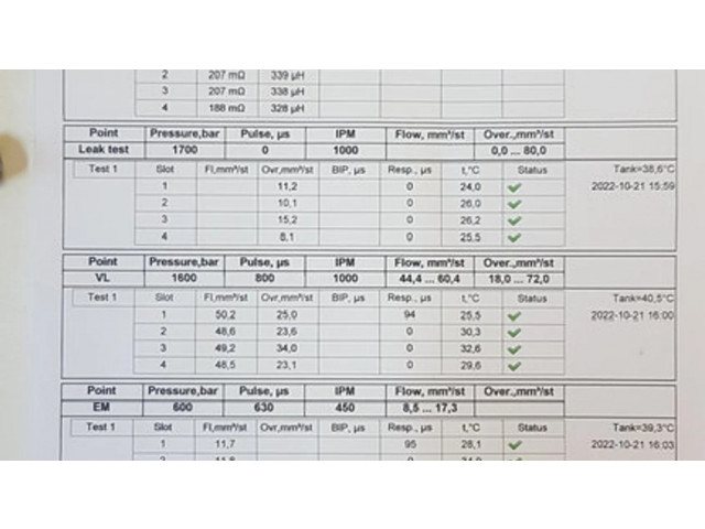 Комплект форсунок 0445110489, CV6Q9F593AA    Ford Transit -  Tourneo Connect для дизельного двигателя GV6Q6006AA 1.5