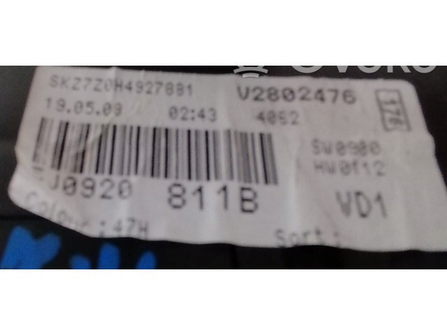 Панель приборов    Skoda Fabia Mk2 (5J)       