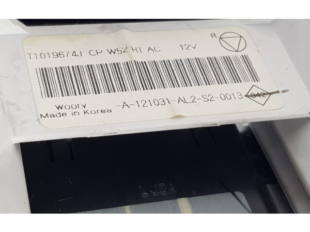 Блок управления климат-контролем T1019674J, 275102986R Dacia Sandero