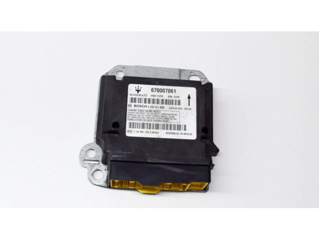 Блок подушек безопасности 670007061, 0285011809 Maserati Ghibli