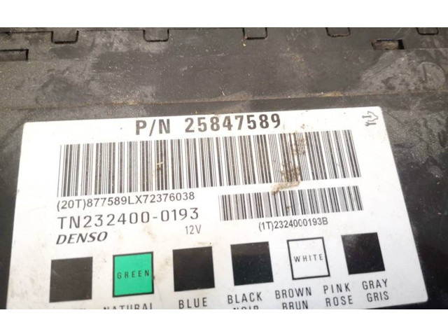 Блок комфорта 25847589, tn-232400-0193 Chevrolet Captiva