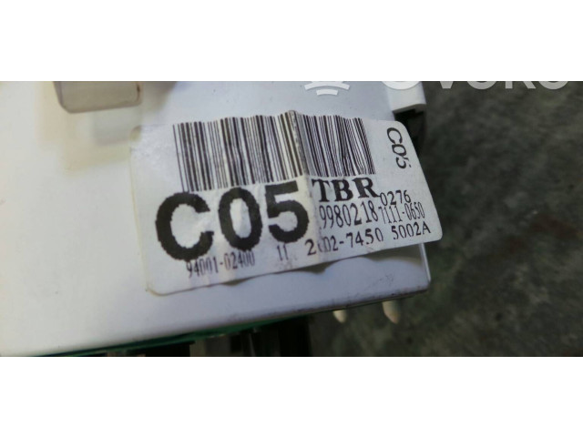 Přístrojová deska Hyundai Atos Prime 1998 CO5, 19980218