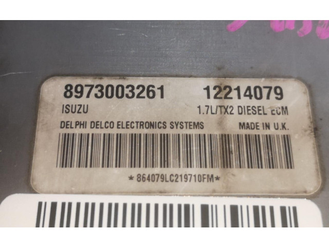 Блок управления двигателем Блок управления SLV12214079   Opel Combo C