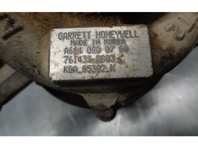 Турбина SsangYong Actyon A6640900780, 7614330003 для двигателя D20DT/664951