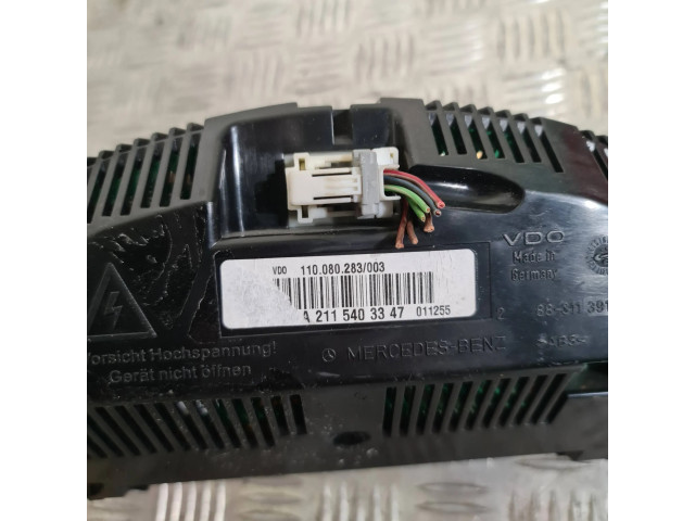 Přístrojová deska Mercedes-Benz E W211 2004 A2115403347