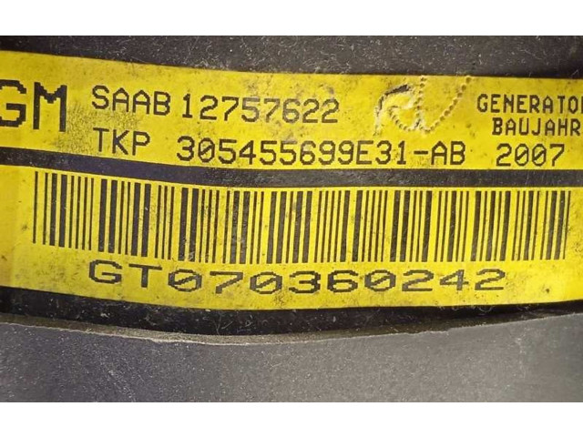 Надувная подушка для руля  12757622   Saab 9-5 