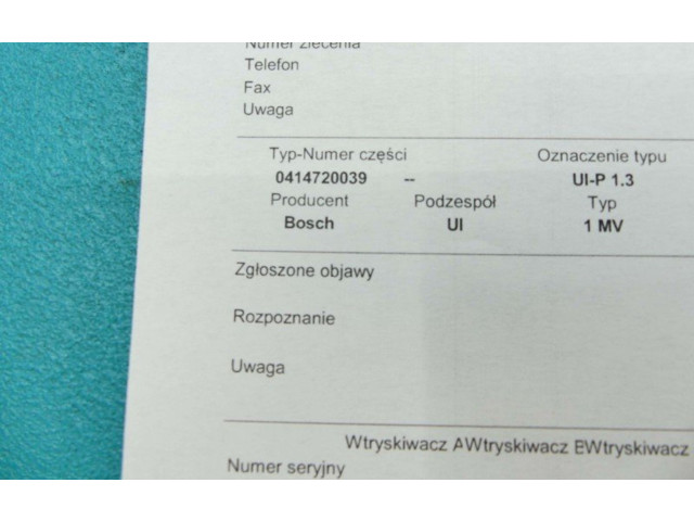 Форсунка 0414720039, IMPRK1329829    Volkswagen Bora   