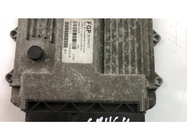 Блок управления двигателя 55194017   Fiat Doblo